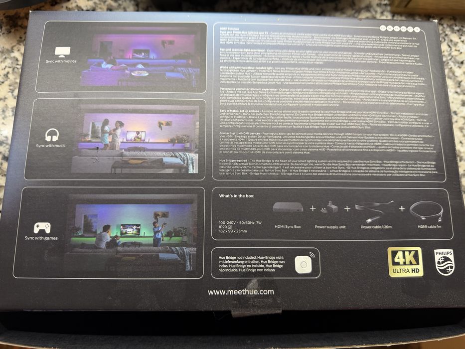 Philips Hue HDMI Sync box 4k