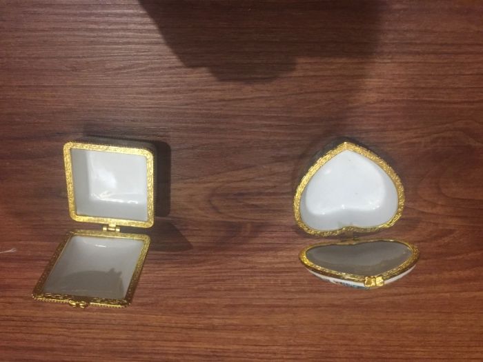 Caixas em porcelana chinesas