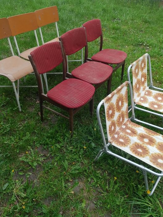 Krzesła fotele prl kolekcje.