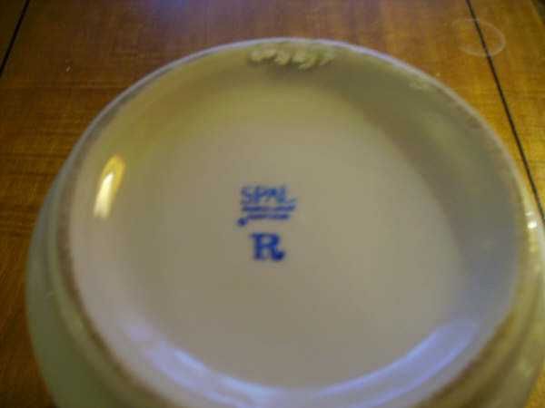 Leiteira e açucareiro porcelana SPAL