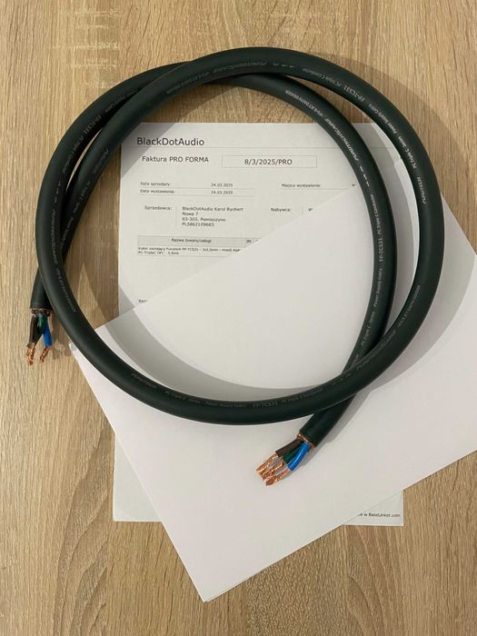 Furutech FP-TCS31  (oryginalny) - kabel zasilający/sieciowy.