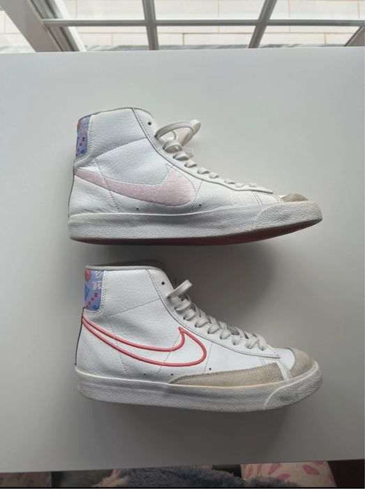 Nike Blazer Mid 77 White Magic Ember roxo-pulse