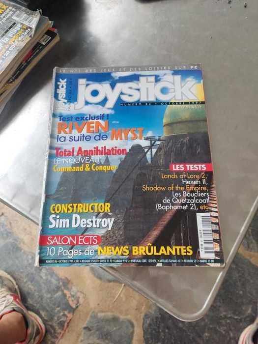 Revistas de videojogos antigas Joystick