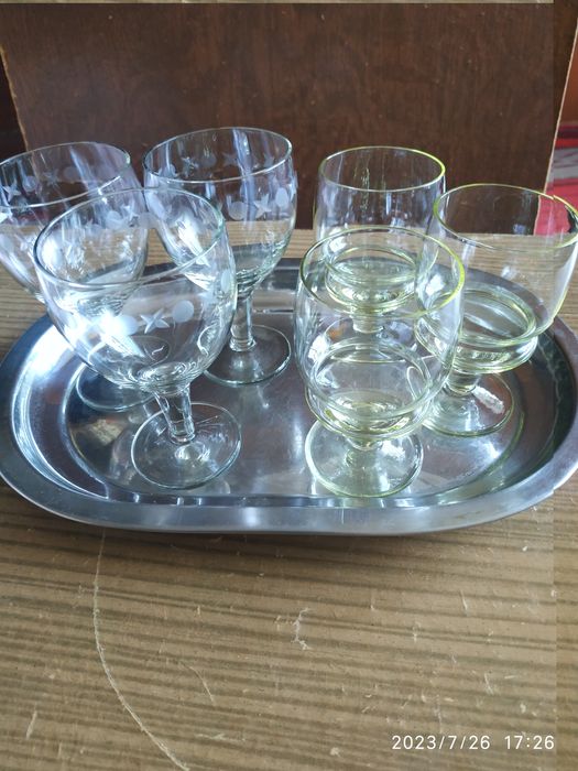 Кришталь, скло - рюмки, фужери радянських часів