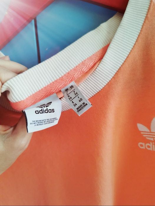 Bawełniana koszulka Adidas rozm S