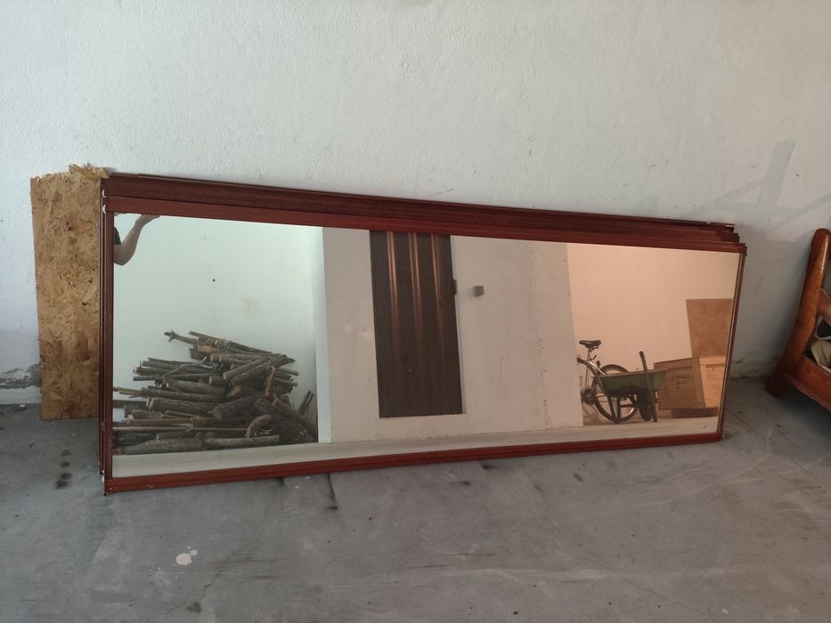Portas de armário com espelho