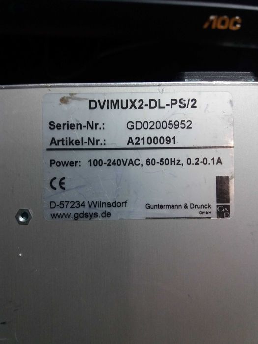 KVM переключатель (kvm switch) DVIMUX