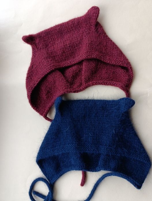 Капор квіти ексклюзив в'язаний Капор Балаклава