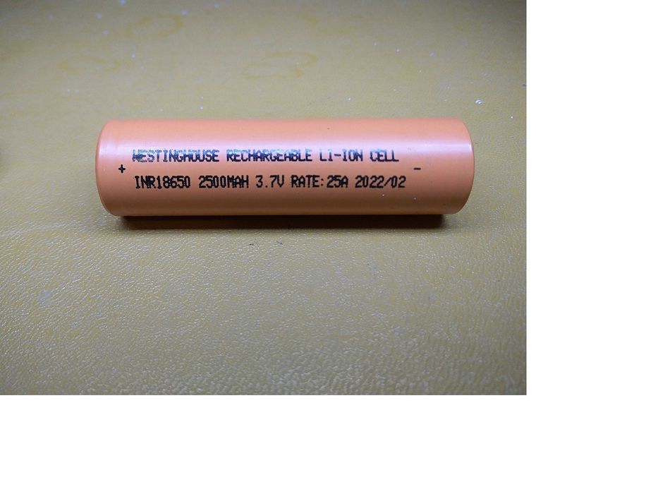 Аккумулятор 18650 Westinghouse INR18650 2500mah 3.7V 25A высокотоковый