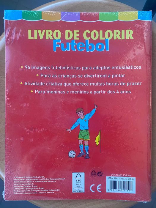 Livro de Colorir sobre Futebol