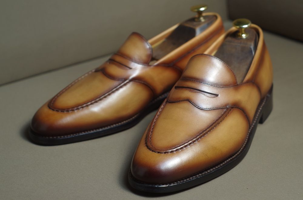 Charles Tyrwhitt Туфли Лоферы Ручная работа 41р ( 26,5см )