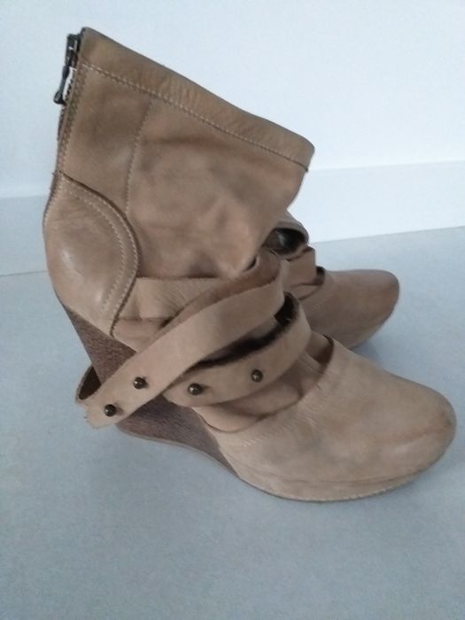 Botki zamszowe Wojas 37