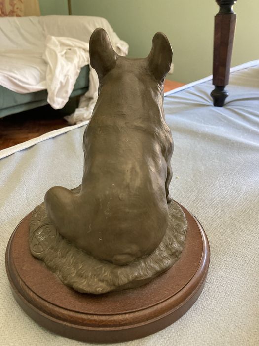 Estatua Inglesa de Bronze de Bulldog Frances