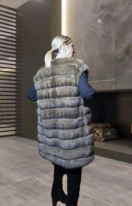 Бренд соболь тор тора жилет шуба не норка норкова Італія  96 см