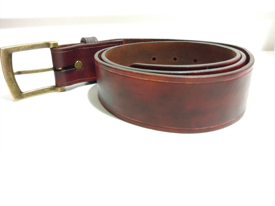 Pasek skórzany męski {handmade}