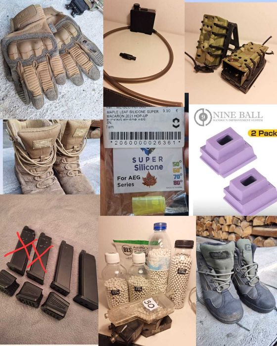 Artigos para caça, airsoft, paintball