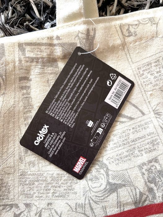 Tote Bag Marvel – Nova com Etiqueta