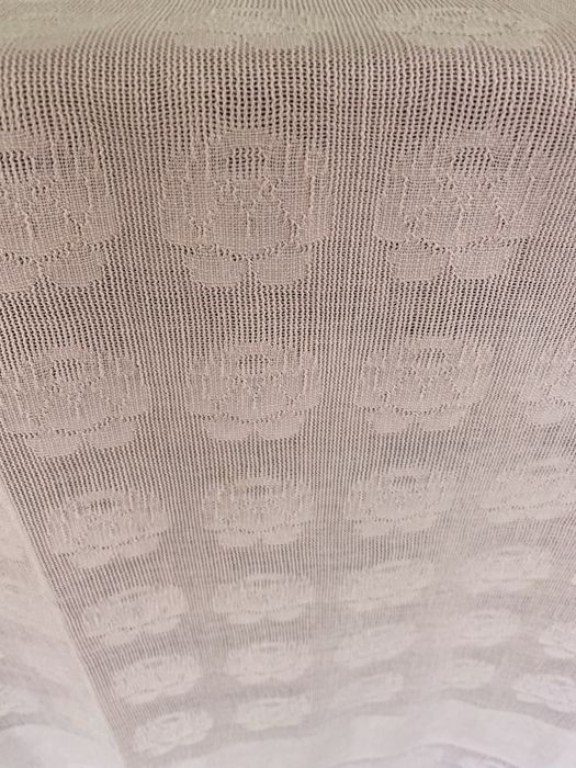 Conjunto Toalha e Guardanapos Rosa Algodão,Vintage.