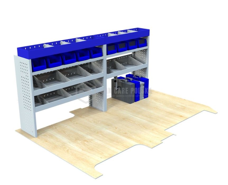 Zabudowa warsztatowa do busa komplet