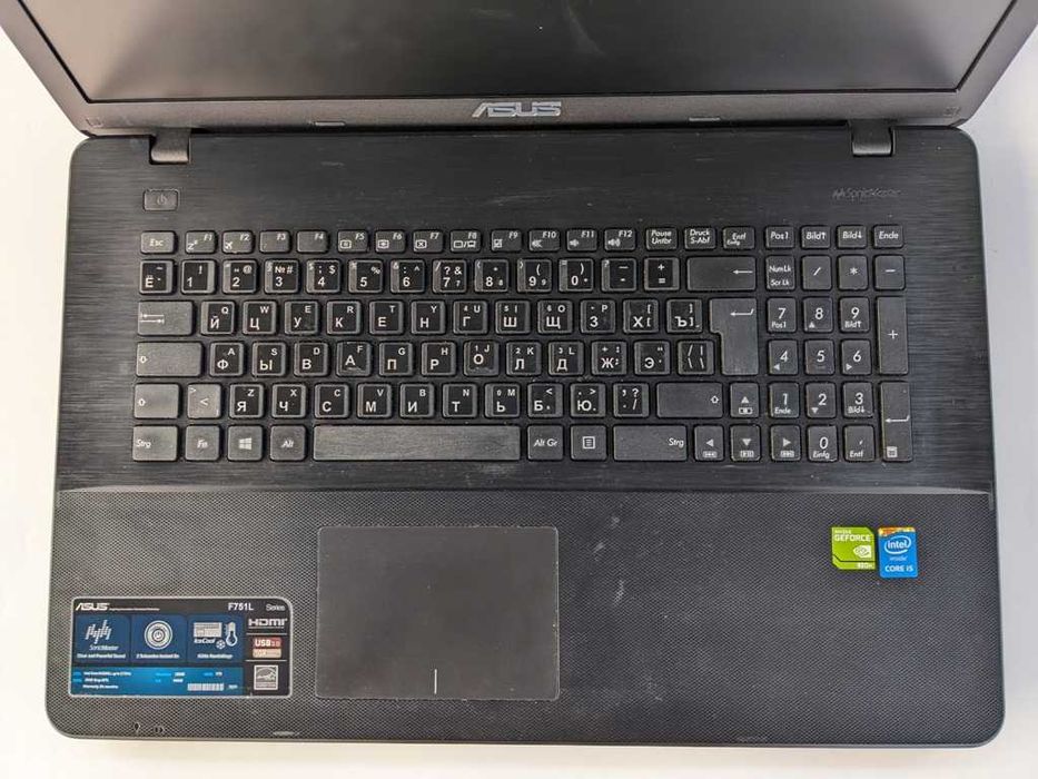 ноутбук 17.3" Asus F751L Intel Core i5 5200/DDR3 12Gb/HDD 1Tb/GF 920 2Gb
