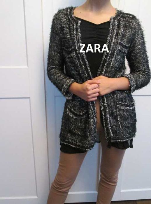 Zara żakiet sweter wdzianko M 38 S