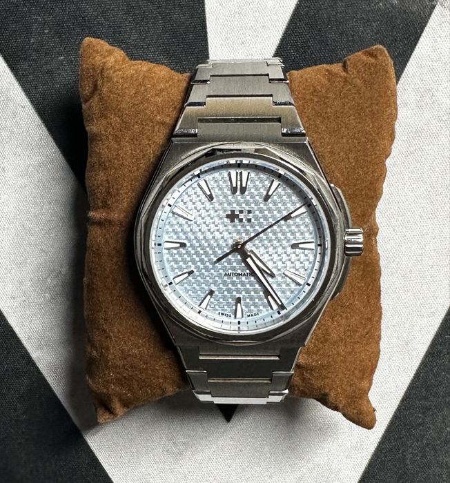 Zegarek Christopher Ward The Twelve 36mm Glacier Blue, Full zestaw, BDB stan, letniak!