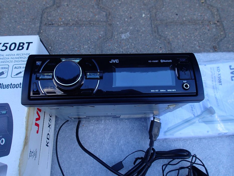 NOWE!!! Radio samochodowe JVC KD-X50 BT bluetooth / aux / usb / CarPlay / Android Auto