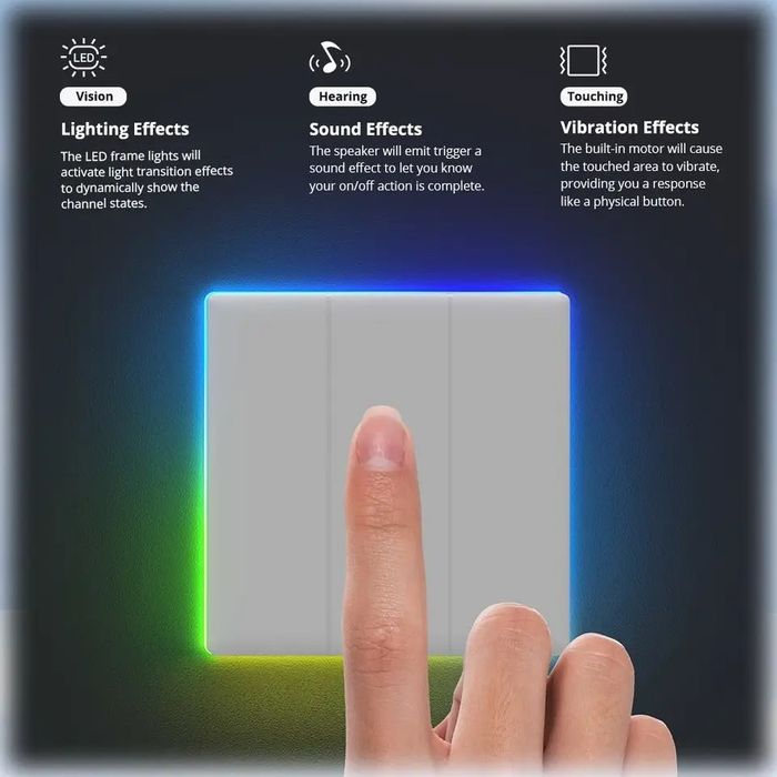 Sonoff T5-3C-86- 3-канальный вай-фай wi-fi/Bt выключатель