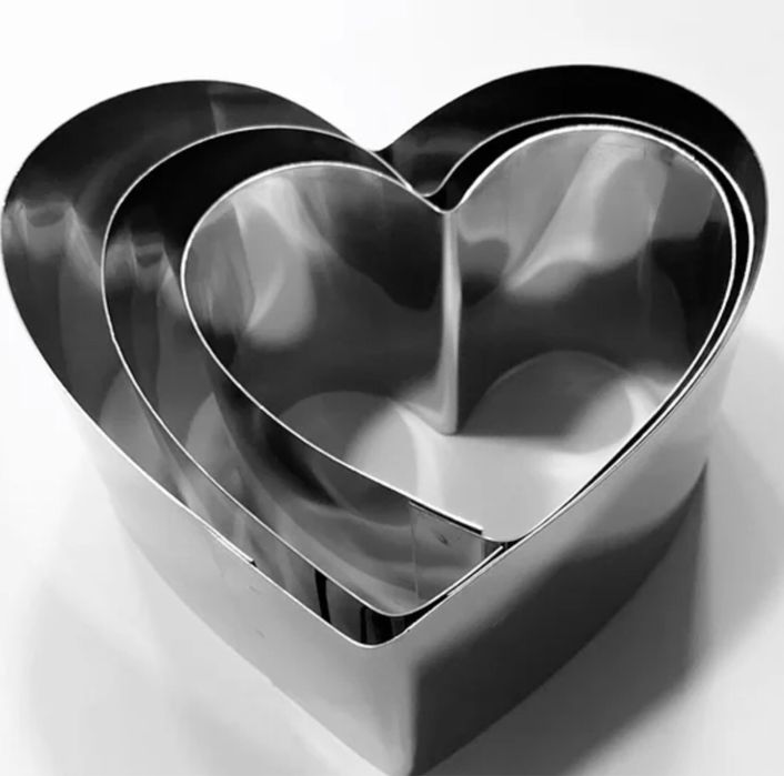 Формочки сердце,  набор форм сердце