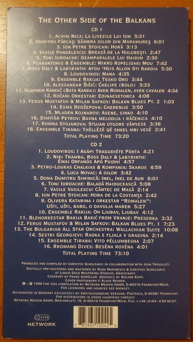 Souffles de l'Âme Balkan Blues 2 CD + libreto