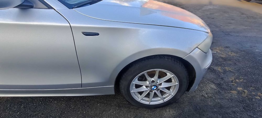 błotnik przód przedni bmw 1 e87 lift lak 354/7 titansilber metalic