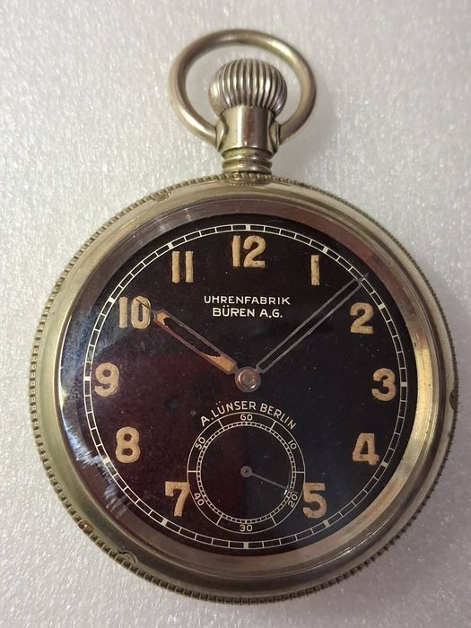 Часы карманные швейцарские BUREN