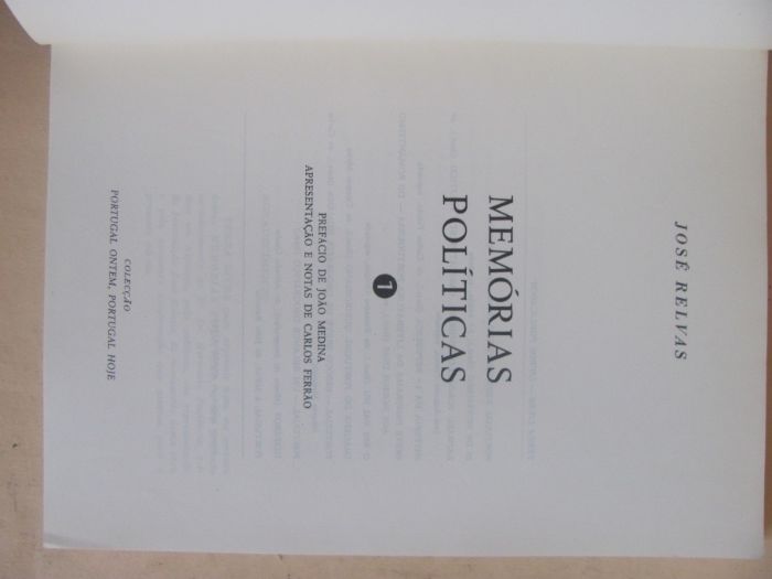 Memórias Políticas de José Relvas - 2 Volumes