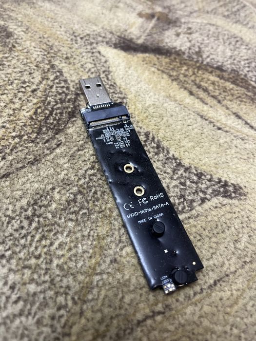 Універсальний адаптер m2 nvme pcie usb 3.2