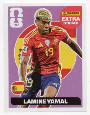Vendo Extra Sticker Lamine Yamal Purple