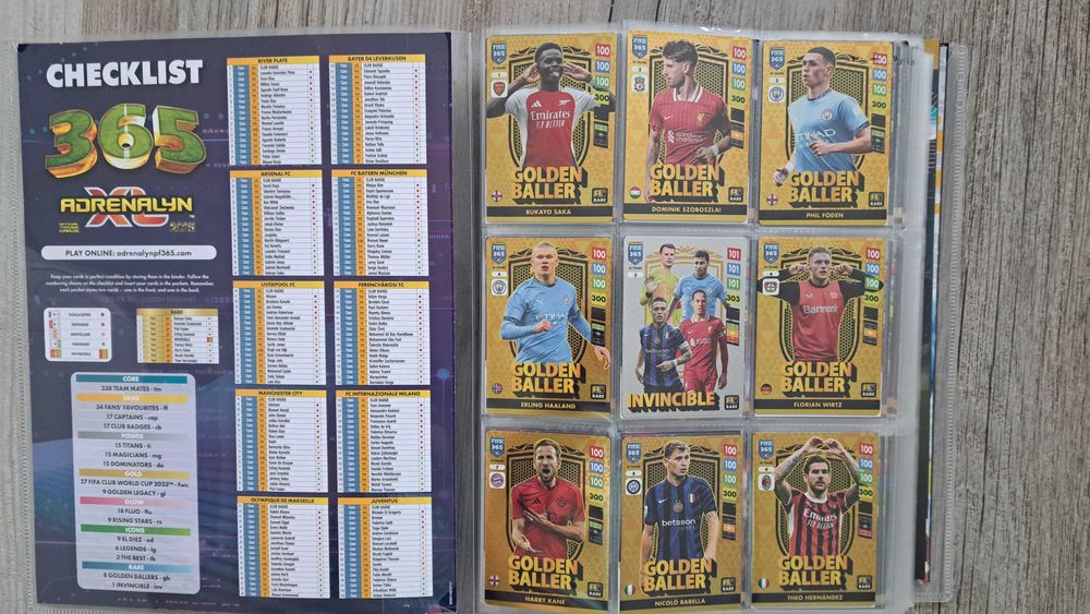 Fifa 365 edycja 2025  komplet 1-441  w stanie kolekcjonerskim