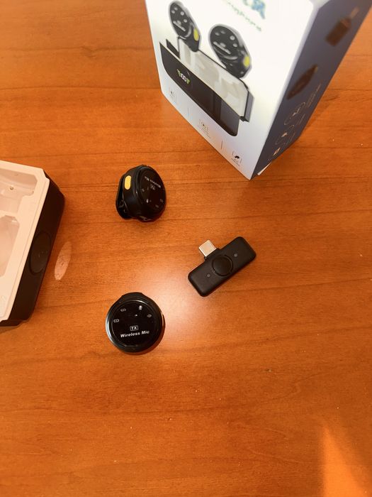 Microfone de Lapela Sem Fios