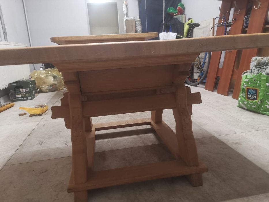 2 Stoły Antyczne Dębowe, Niemieckie