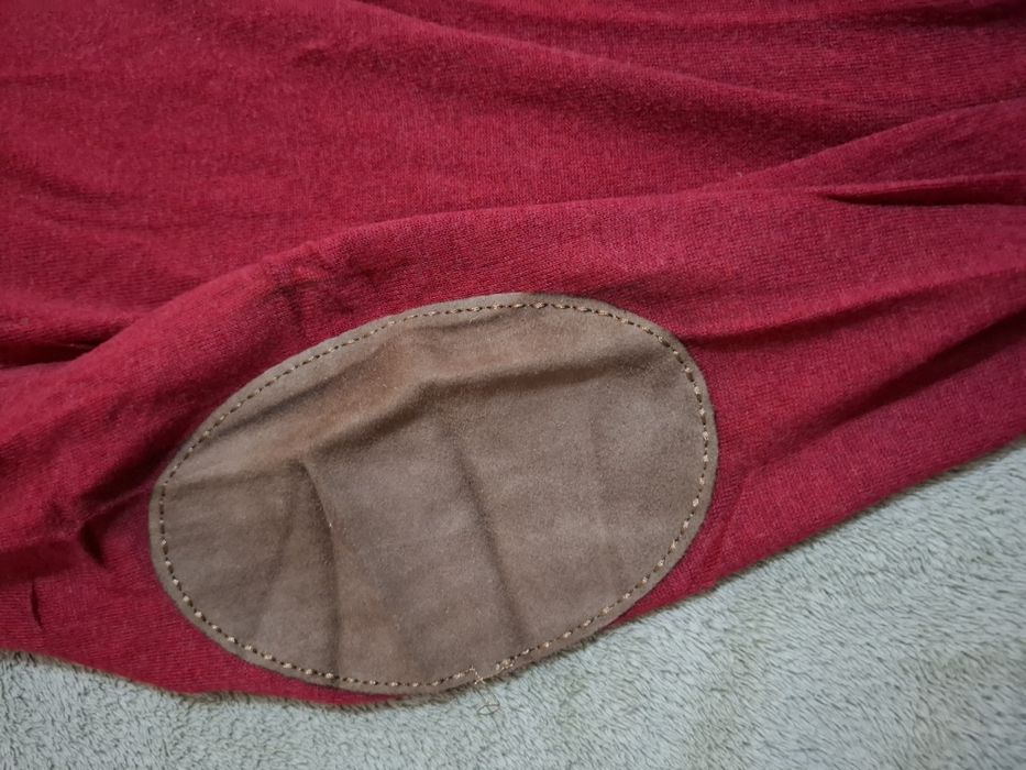 Camisola Massimo Dutti original, vermelho escuro, para Homem, tam. L