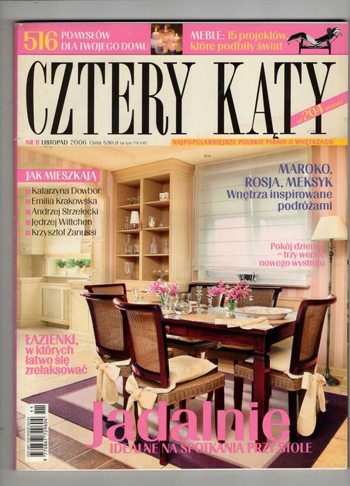 Cztery Kąty 11/2006 | Meble 15 projektów które podbiły świat | Design