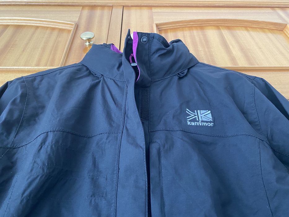 Casaco preto impermeável Blusão Karrimor (M) - como novo