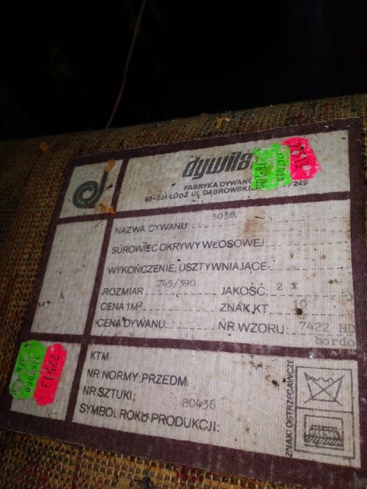 Dywan duży wzor perski produkt zakład dywanów w łodzi