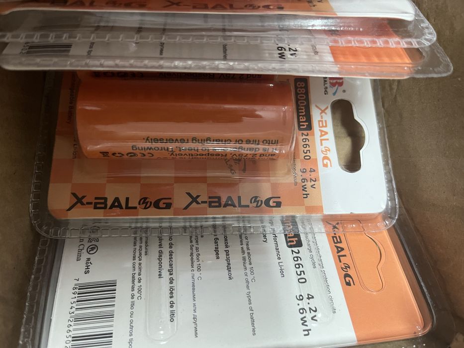 Baterias 26650 litio maxima autonomia