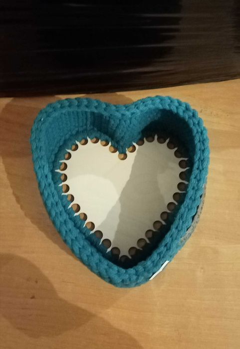 Koszyk sznurkowy serce