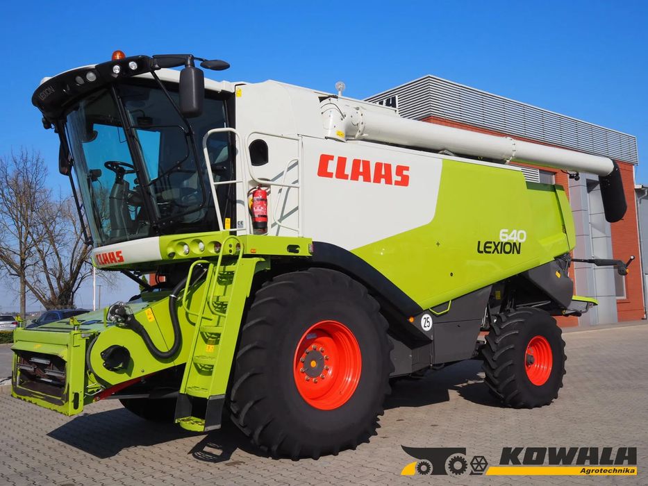 Claas Lexion 640 + V660  Kombajn zbożowy, klawiszowy, heder Vario, kosy do rzepaku