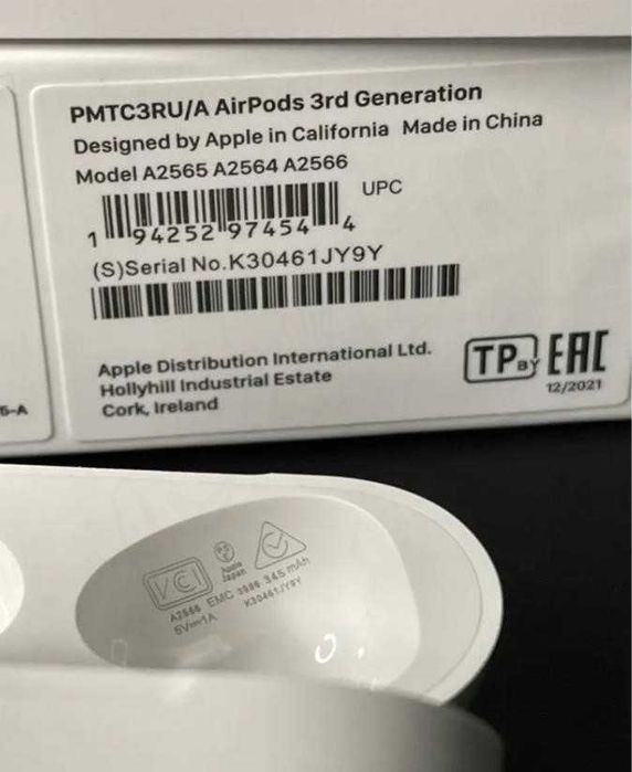 Навушники аірподс 3 Ідеальний звук Нова поставка + чохол