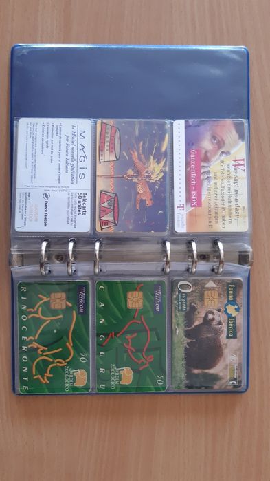 Cartões telefónicos da década de 90