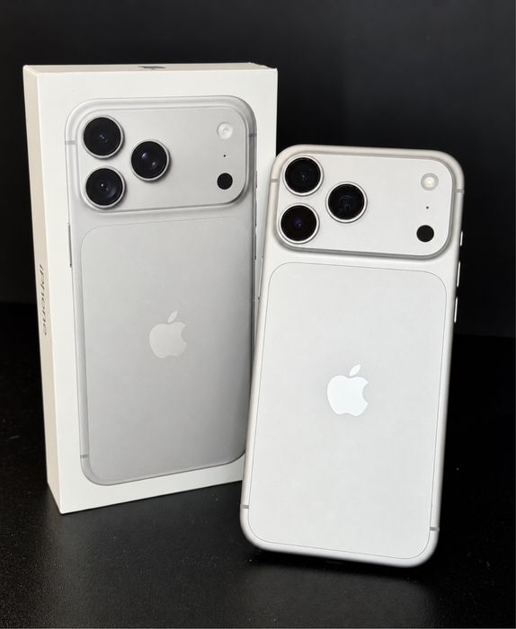 iPhone 18 PRO MAX 512 GB Silver | Open Box | Gwarancja Apple | 0 cykli | ESIM