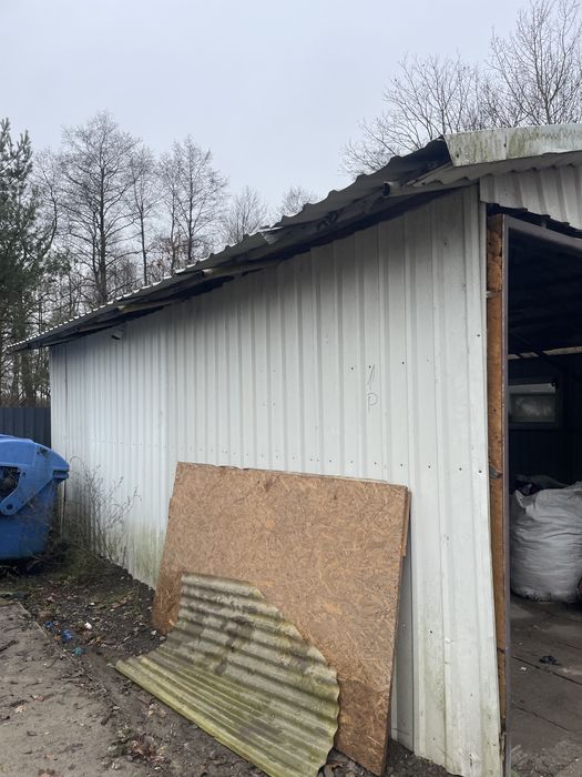 Garaż  blaszany 7x7 m