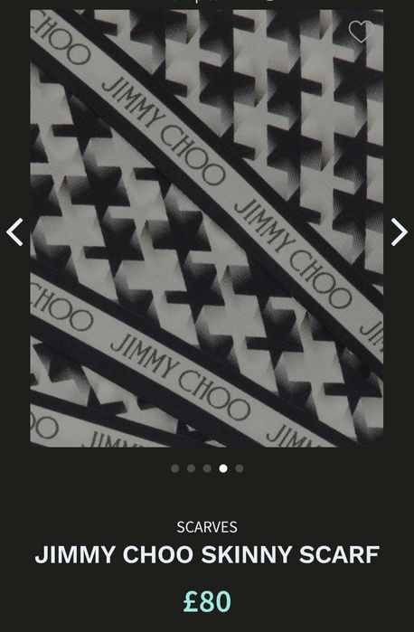 Шовковий шарф від Jimmy Choо